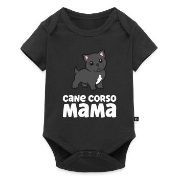 Cane Corso Mom Funny Cane Corso Dog - Baby Premium short-sleeve bodysuit - black - Front