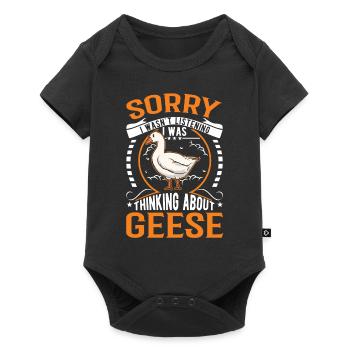 Geese Gift Goose Farmer Goose Goose - Baby Premium short-sleeve bodysuit - black - Front