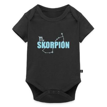 Signe du zodiaque Scorpion Constellation du Scorpion - Body à manches courtes Premium Bébé - noir - Devant