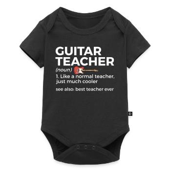 Musicien de guitare Musique de cuivres - Body à manches courtes Premium Bébé - noir - Devant