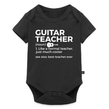 Musicien de guitare Musique de cuivres - Body à manches courtes Premium Bébé - noir - Devant