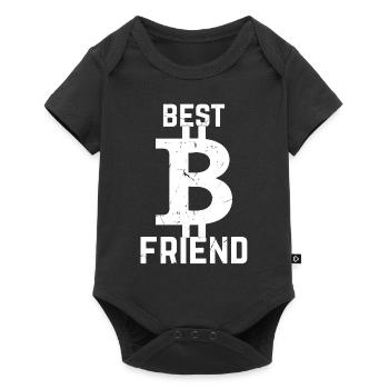 Bitcoin Lover Bitcoin Best Friend - Bitcoins - Baby Premium Kurzarmbody - Schwarz - Vorne