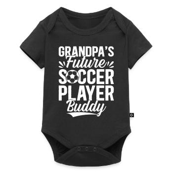 Soccer Boys - Grandpa's Future Soccer Player Buddy - Baby Premium short-sleeve bodysuit - black - Front