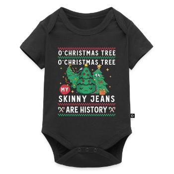 O'Christmas Tree My Skinny Jeans Are History - Baby Premium short-sleeve bodysuit - black - Front