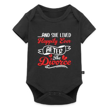 ... And She Lived Happily Ever After The Divorce Wo - Baby Premium short-sleeve bodysuit - black - Front