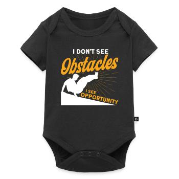 Parkour Cadeau Freerunning Parkour Runner - Body à manches courtes Premium Bébé - noir - Devant