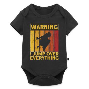 Parkour Cadeau Freerunning Parkour Runner - Body à manches courtes Premium Bébé - noir - Devant