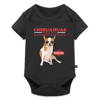 Chihuahua Dog Owner Dogs Gift - Baby Premium short-sleeve bodysuit - black - Front