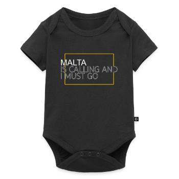 Malte Dicton - Body à manches courtes Premium Bébé - noir - Devant
