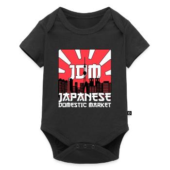 JDM Motorsport Auto Tuning Automotive - Baby Premium short-sleeve bodysuit - black - Front