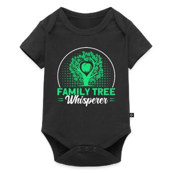 Genealogy Family Tree Family History Gift - Baby Premium short-sleeve bodysuit - black - Front