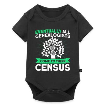 Généalogie Généalogie généalogique Gesche - Body à manches courtes Premium Bébé - noir - Devant