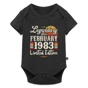 Legendary Since February 1983 | Limited Edition - Body à manches courtes Premium Bébé - noir - Devant
