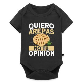 Arepas Food Lovers Colombian Arepa Gesche - Baby Premium short-sleeve bodysuit - black - Front