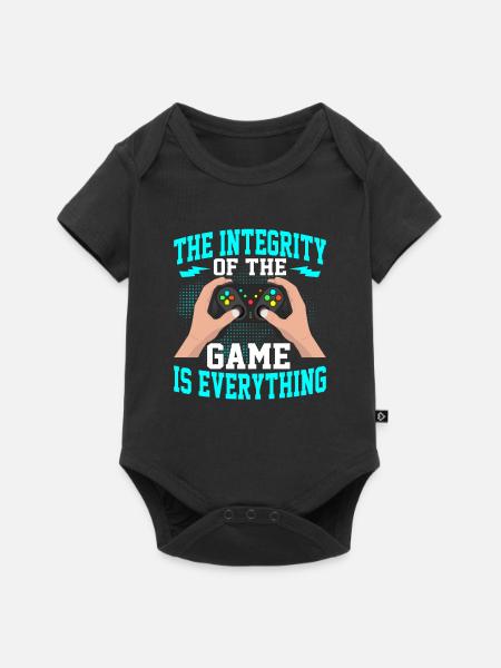 Das Spiel braucht mich - Baby Premium Kurzarmbody - Schwarz
