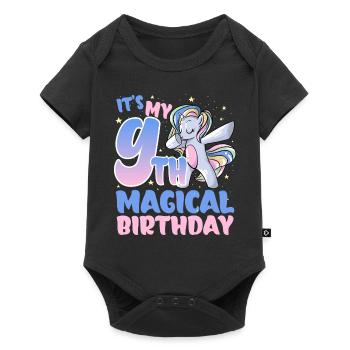 It's my 9th magical birthday - Baby Premium short-sleeve bodysuit - black - Front