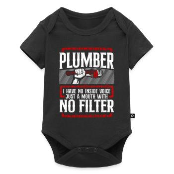 Plumbing Plumber Plumber I Have No - Baby Premium Kurzarmbody - Schwarz - Vorne