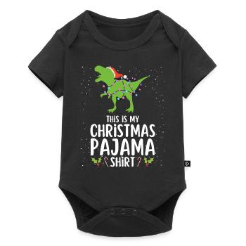 Christmas Pajamas Pajamas Sleepshirt - Baby Premium short-sleeve bodysuit - black - Front