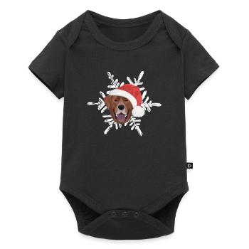 Joyeux Noël Labrador - Body à manches courtes Premium Bébé - noir - Devant