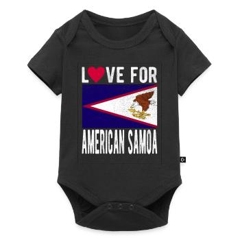 American Samoa Islands Souvenir - Baby Premium short-sleeve bodysuit - black - Front