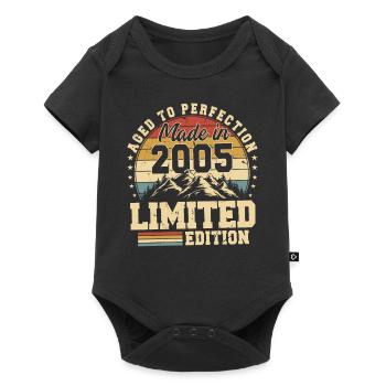 Einzigartig seiner Art seit 2005 - Baby Premium Kurzarmbody - Schwarz - Vorne