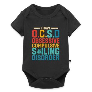 obsessive Sailing - Baby Premium short-sleeve bodysuit - black - Front