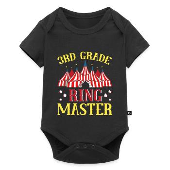 Circus Party Accessories - Carnival 3rd Class Ring - Baby Premium short-sleeve bodysuit - black - Front