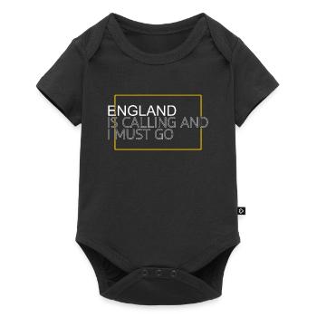 England Saying - Baby Premium short-sleeve bodysuit - black - Front