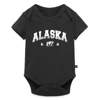 Alaska Gift Enfants Hommes Femmes USA Nature Crème glacée - Body à manches courtes Premium Bébé - noir - Devant