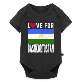 Souvenir du Bachkortostan - Body à manches courtes Premium Bébé - noir - Devant