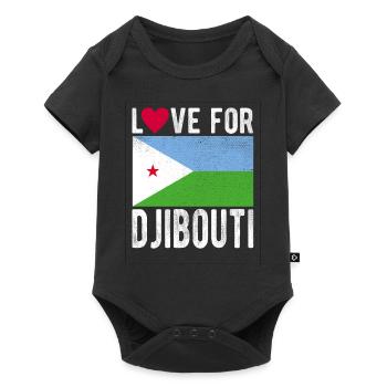 Djibouti Souvenir - Body à manches courtes Premium Bébé - noir - Devant