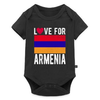 Arménie Souvenir - Body à manches courtes Premium Bébé - noir - Devant