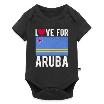 Aruba Souvenir - Baby Premium short-sleeve bodysuit - black - Front
