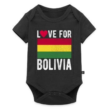 Bolivia Souvenir - Baby Premium short-sleeve bodysuit - black - Front