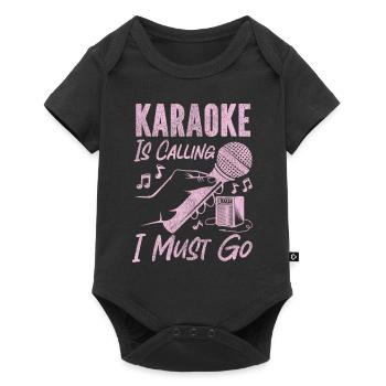 Karaoke Singer Vintage Karaoke Is - Baby Premium short-sleeve bodysuit - black - Front