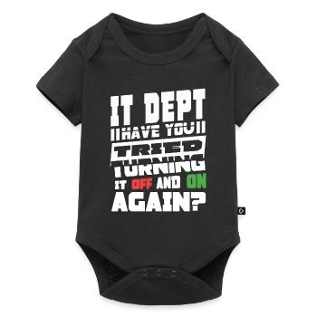 Have you tried to remove it from and again - Baby Premium short-sleeve bodysuit - black - Front