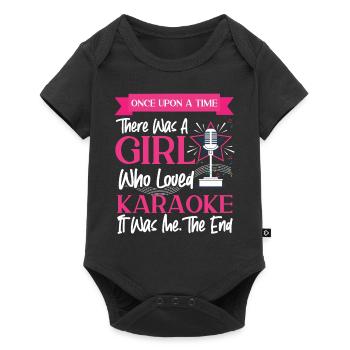 Karaoke Singer Once Upon A Time - Baby Premium short-sleeve bodysuit - black - Front