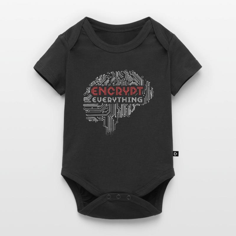 Verschlüsseln Sie Alles Computerprogrammierer Tech Baby Premium Kurzarmbody