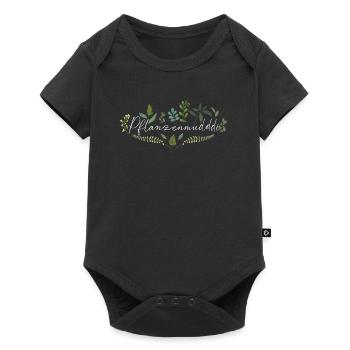 Pflanzenmudddi Pflanzenmama Plant Lady - Body à manches courtes Premium Bébé - noir - Devant