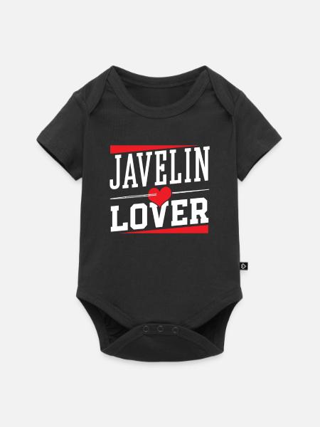 Speerwerfen Liebhaber Speerwurf Speer Speerwerfer - Baby Premium Kurzarmbody - Schwarz