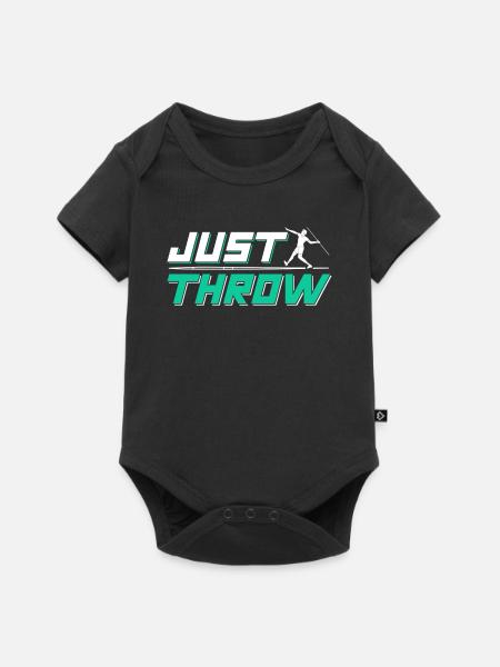 Einfach Werfen Speerwerfer Speerwerfen Speerwurf - Baby Premium Kurzarmbody - Schwarz