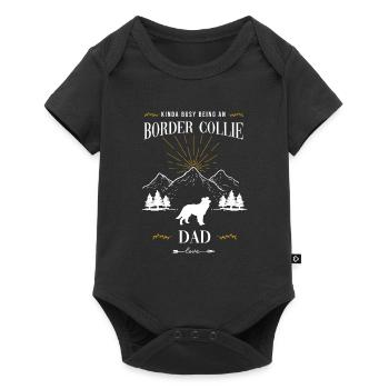 Border Collie - Baby Premium short-sleeve bodysuit - black - Front