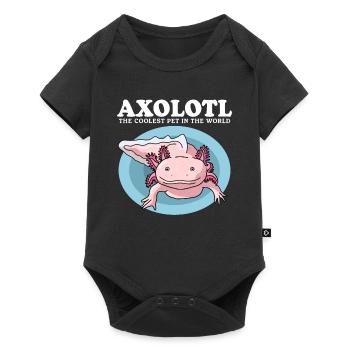 Axolotl Amphibiens à queue Axolotls Cadeau - Body à manches courtes Premium Bébé - noir - Devant