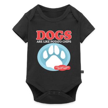 Dogs Dog Owner Dog Lovers Gift - Baby Premium short-sleeve bodysuit - black - Front