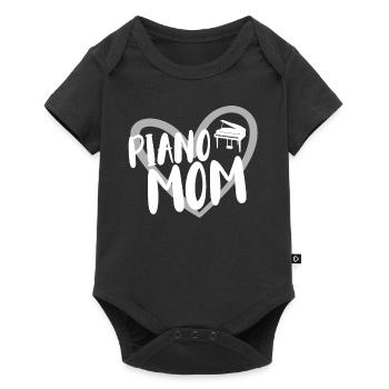Piano Musician - Baby Premium short-sleeve bodysuit - black - Front