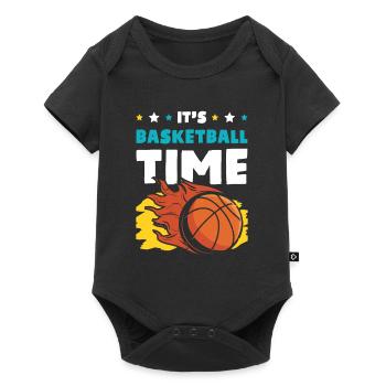 Citation de Basketball Time - Body à manches courtes Premium Bébé - noir - Devant