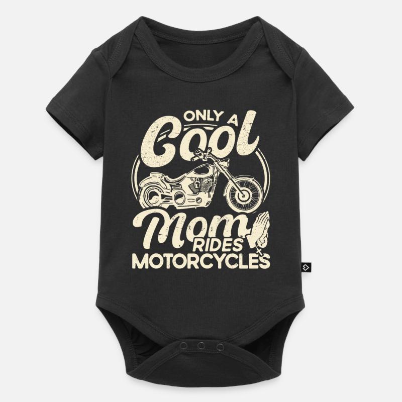 Chopper Glaube Christlich Geschenk - Baby Premium Kurzarmbody - Schwarz