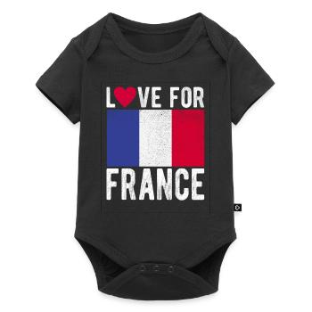 France Souvenir - Body à manches courtes Premium Bébé - noir - Devant