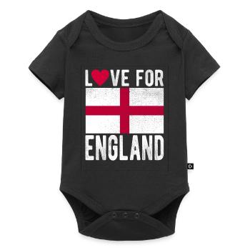Angleterre Souvenir - Body à manches courtes Premium Bébé - noir - Devant