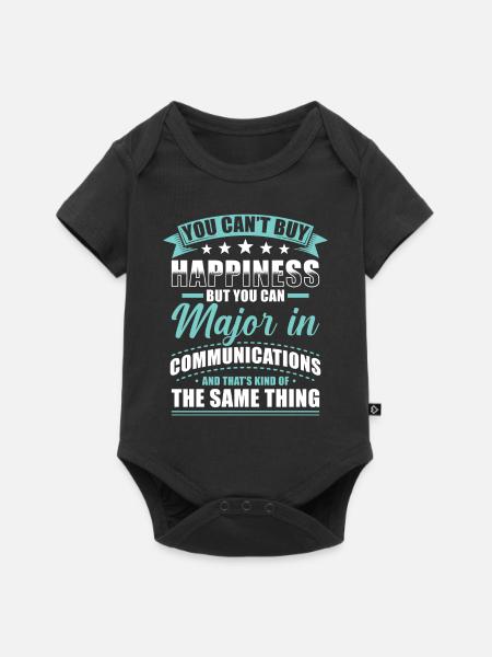 Kommunikation Abschluss - Baby Premium Kurzarmbody - Schwarz